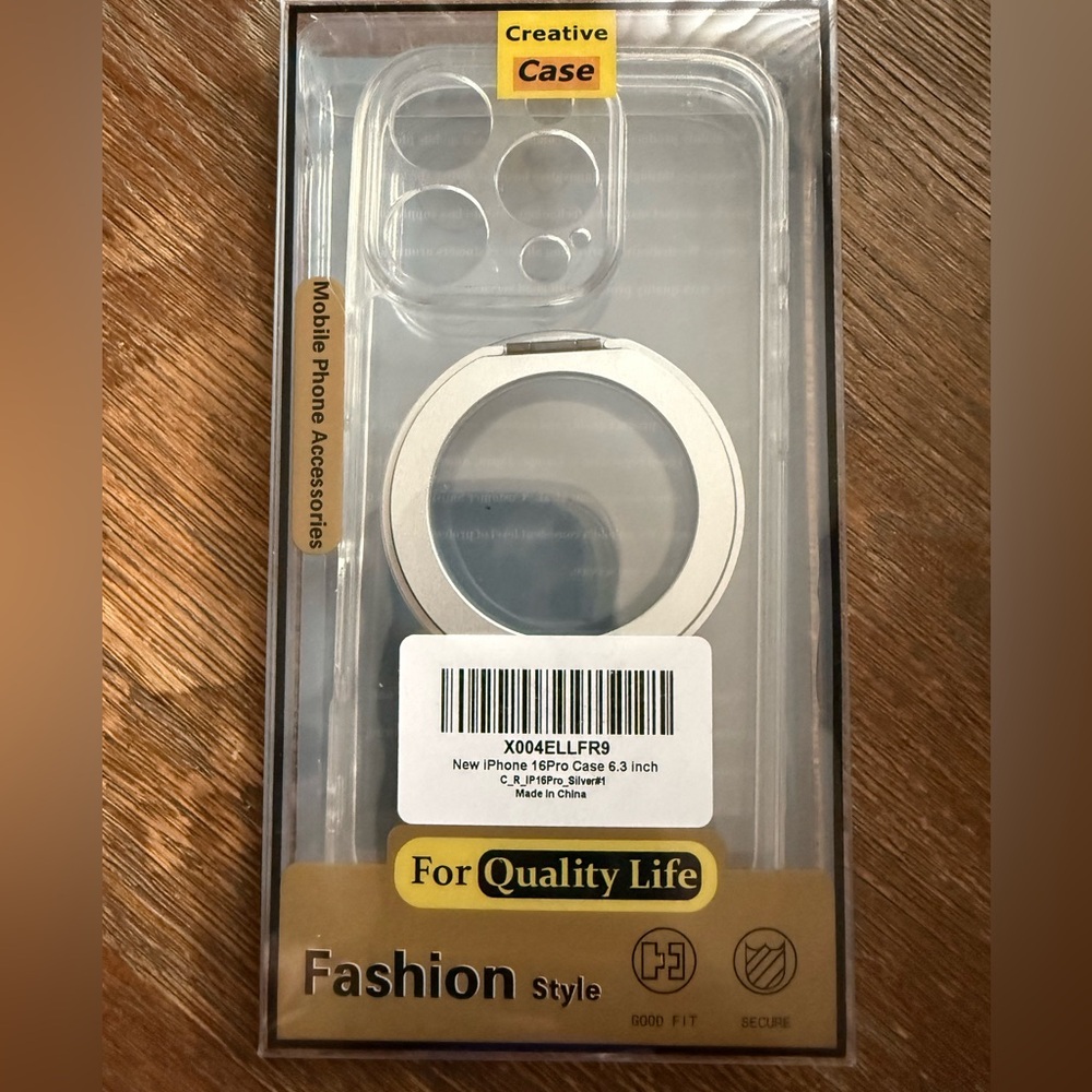 Stylish Clear Phone Case for iPhone 16 Pro with Magsafe NEW